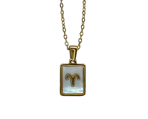 zodiac sign Kette, Blumenkind