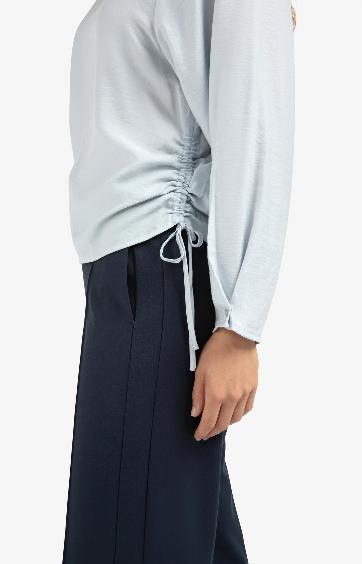 Rollkragenoberteil mit seitlichen Kordelzügen, YAYA