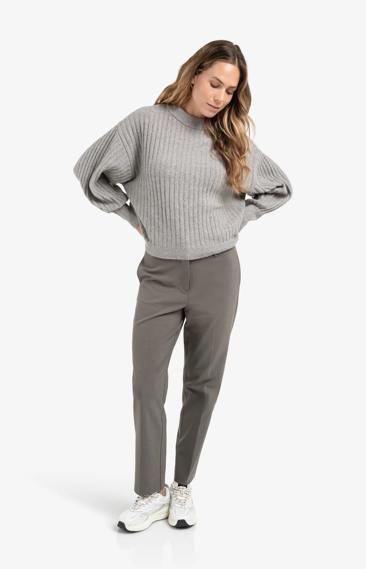 Hose mit hohem doppeltem Bund, YAYA