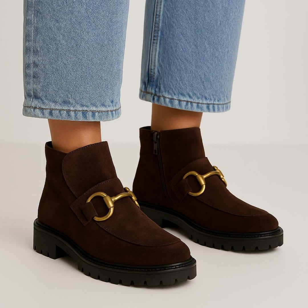 Ankle Boots Schoko